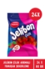 Jelibon Çilek Aromalı Yumuşak Şekerleme 80 gr - 24 Adet