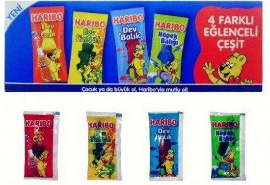 Haribo Single Pack Mix Jelibon 18 gr 48 Adet