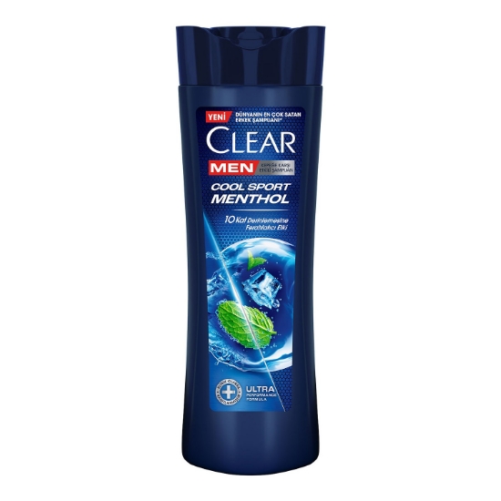 Clear Men Kepeğe Karşı Etkili Şampuan Cool Sport Menthol 350 ml