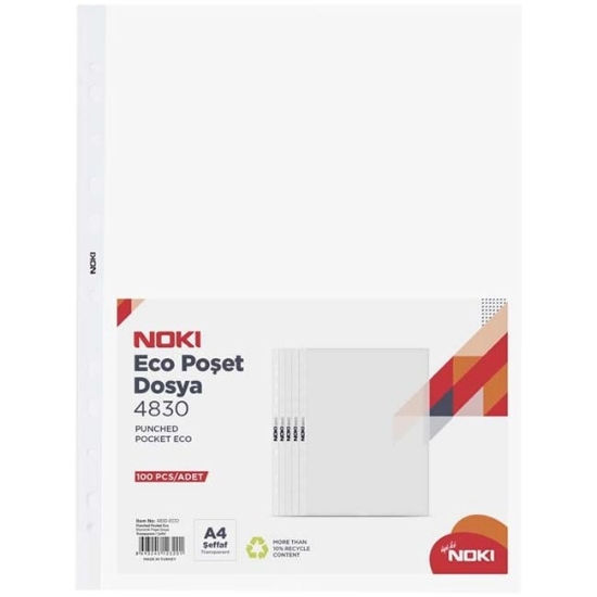 Noki 4830 Eco  Poşet Dosya 100'lü