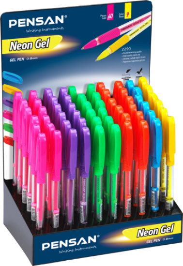 Pensan Neon Jel 2290 Pvc Renkli 60'lı Stand