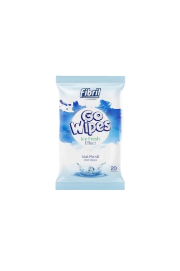 Fibril Go Wipes Islak Cep Mendili 20 Li Fresh