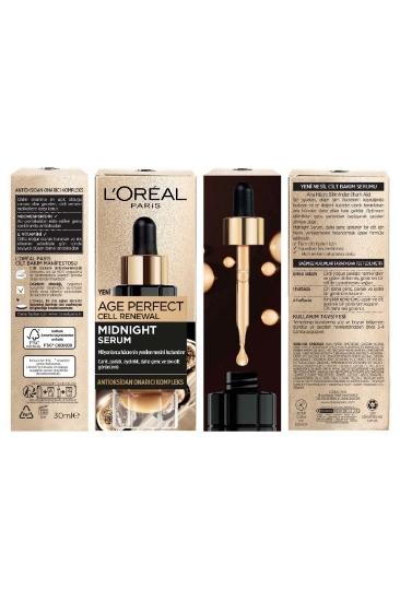 L'Oreal Paris Midnight Serum Cilt Yenileme & Cilt Görünümü Canlan