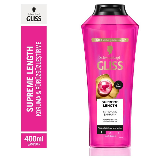 Gliss SGliss Supreme Length Koruyucu Şampuan 400ml