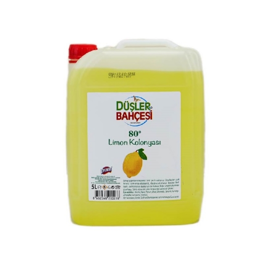 DÜŞLER BAHÇESİ KOLONYA LİMON 80° (5 LT)