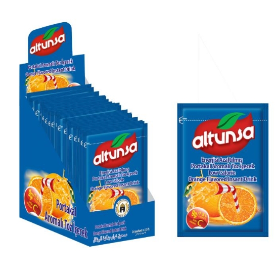 Altunsa Portakal Aromalı Soğuk Toz Içecek 9 gr X 24 Adet