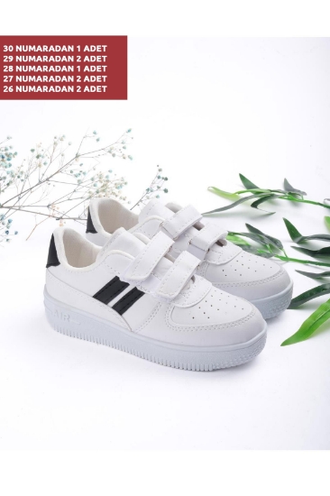 Air Kalın Taban Bantlı Slipcat Unisex Bebek Çocuk Sneaker Ayakkabı