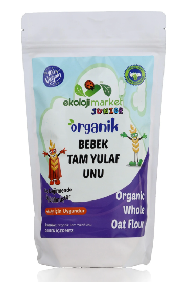 E.M. Organik Junior Bebek Tam Yulaf Unu 250 gr