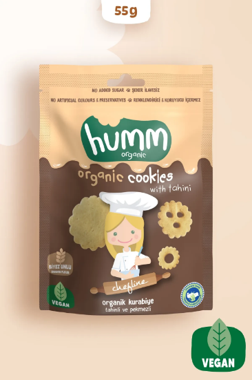 HUMM ORGANIC Tahinli-Pekmezli Vegan Kurabiye 55 g