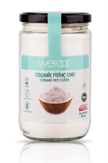 Wefood Organik Glutensiz Pirinç Unu 500 gr