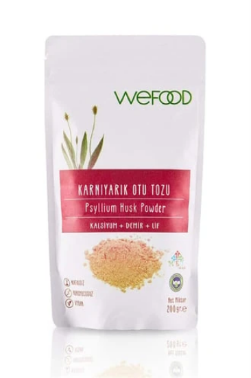 Wefood Organik Karnıyarık Otu Tozu (Psyllium) 200 gr