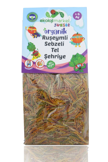 E.M. Junior Ruşeymli Sebzeli Tel Şehriye 250 gr