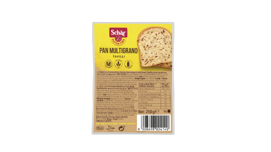 Schar Pan Multıgrano 250 gr Glutensiz Kepekli Ayç. Ekmek