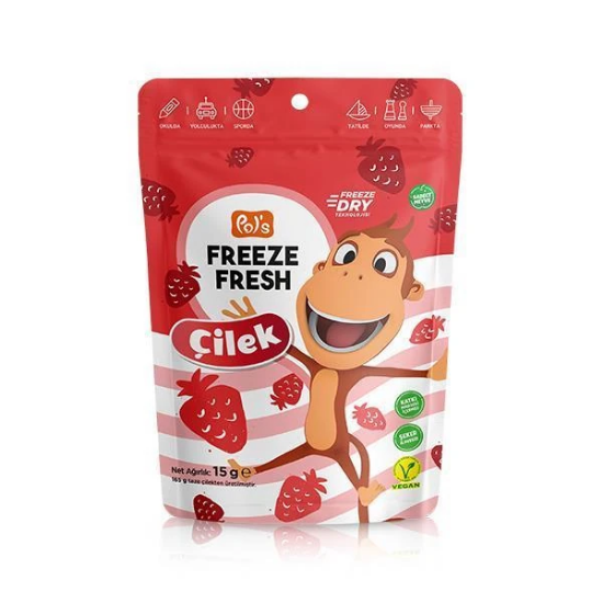 Kukuli - Freeze Fresh FD  Bütün Çilek 15 gr