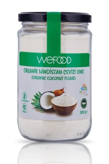 Wefood Organik Hindistan Cevizi Unu 320 gr