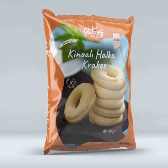 Glutensiz Ada Kinoalı Halka Kraker 40 g