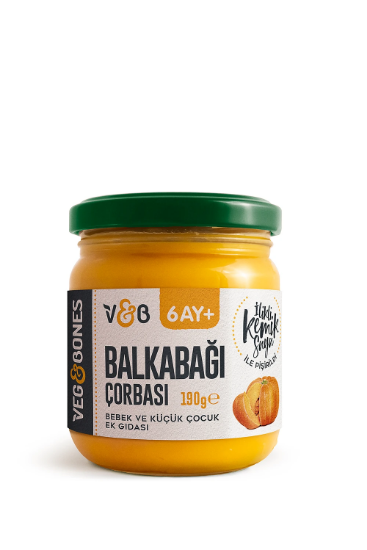 VEG&BONES Kemiksulu Balkabağı Çorbası 190 gr