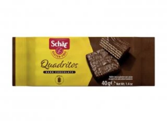 Schar Quadritos Dark Chocolcate 40 gr