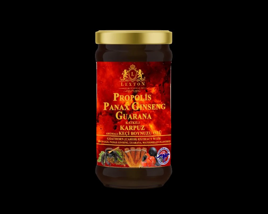 Lexton Propolis, Panax Ginseng ve Guarana Katkılı, Karpuz Arom. Harnup Özü 640 gr