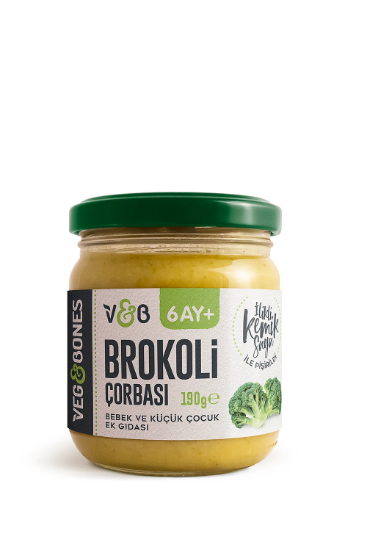 VEG&BONES Kemiksulu Brokoli Çorbası 190 gr