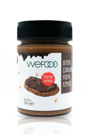 Wefood Bitter Çikolatalı Fıstık Ezmesi 300 gr