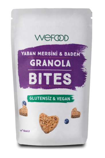 Wefood Yaban Mersini & Badem Granola Bites 40 gr