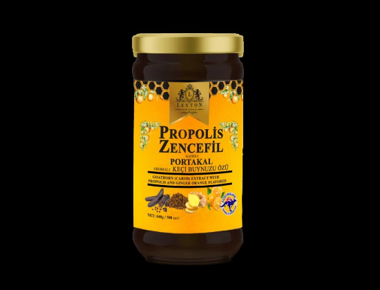 Lexton Propolis ve Zencefil Katkılı Portakal Arom. Harnup Özü 640 gr