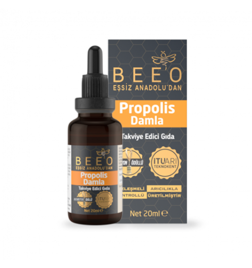 BEEO Propolis Özütü (Etanol Ekstrakt) 20 Ml