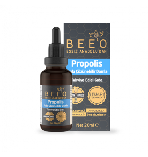 BEEO Propolis Özütü (Suda Çözünür Ekstrakt) 20 ML