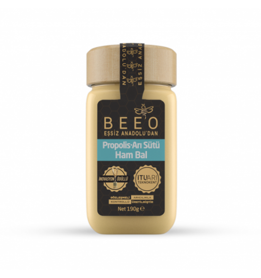 BEEO Propolis+Arı Sütü+Ham Bal Karışımı (Yetişkinler İçin) 190 gr