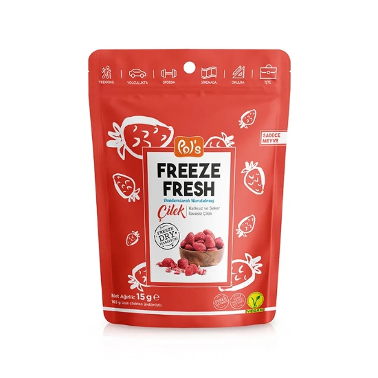 Pols Freeze Fresh Dried Çilek 15 gr