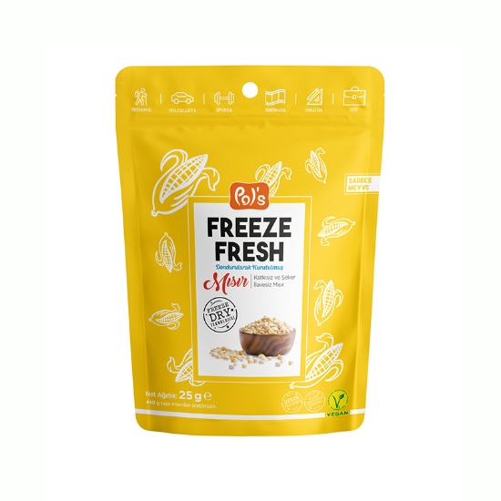 Pols Freeze Fresh Dried Mısır 25 gr