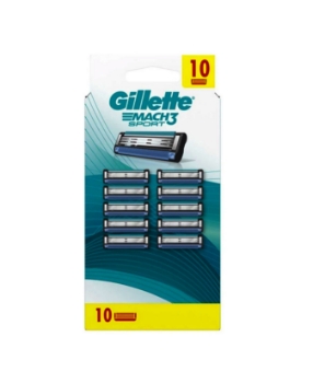 gillette,Gillette Mach3,Gillette Mach3 Sport ,Gillette Mach3 Sport Tıraş Bıçağı ,Tıraş Bıçağı 10'lu Yedek