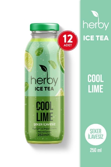 HERBY ICE TEA COOL LIME 250 ML X 12