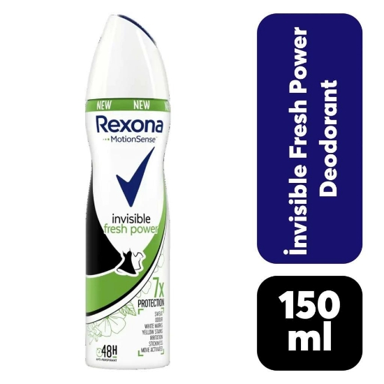 Rexona Women Deodarant 150 Ml Invisible Fresh Power 48 Saat Kesintisiz