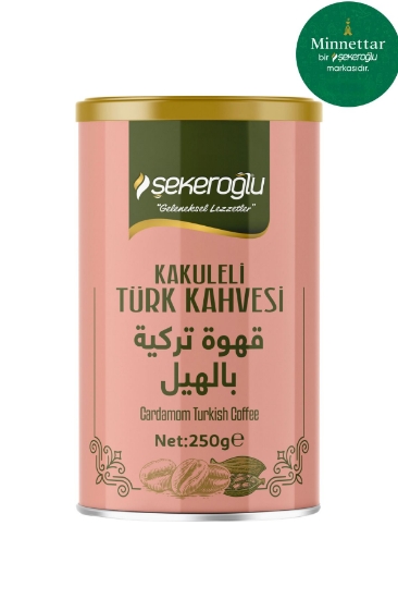 Şekeroğlu Kakuleli Türk Kahvesi 250 Gr Özel Silindir Kutu