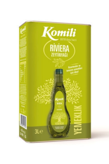 KOMİLİ RIVIERA ZEYTİNYAĞI 3 LT TENEKE