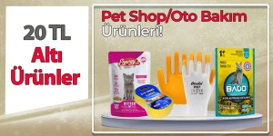 20 TL Altı Pet Shop/Oto Bakım/Giyim Ürünleri kampanya resmi