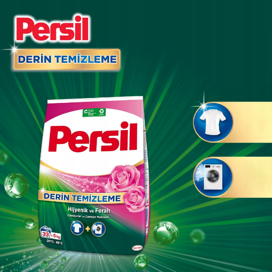 Persil Toz Çamaşır Deterjanı Gülün Büyüsü 5 kg (33 Yıkama)