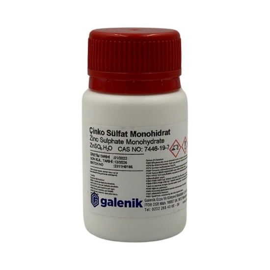 Galenik Çinko Sülfat Monohidrat 25 Gr