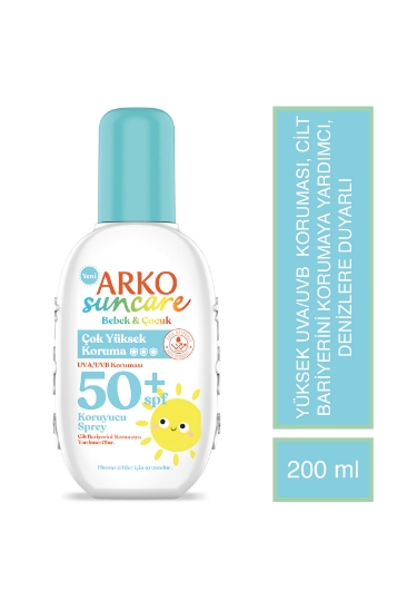 Arko Suncare SPF50+ Çok Yüksek Korumalı Bebek Çocuk Güneş Kremi 200 ml