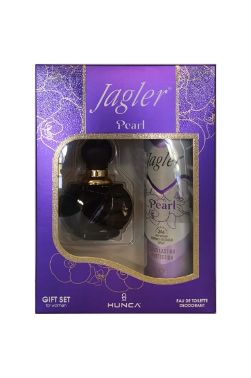 Jagler Pearl 60 ml EDT + 150 ml Deodorant Kadın Gofre 