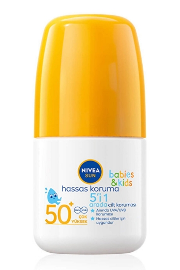 Nivea Sun Babies & Kids Hasas Koruma 5 in 1 Arada SPF 50+ Roll On