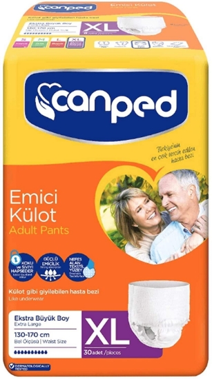 Canped Ekonomik Emici Külot XL Bel Ölçüsü : 130 - 170 30 Adet