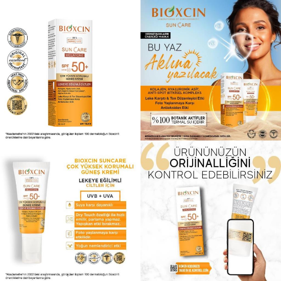 Bioxcin Sun Care Spf 50+ Leke Eğilimli Ciltler İçin Güneş Kremi