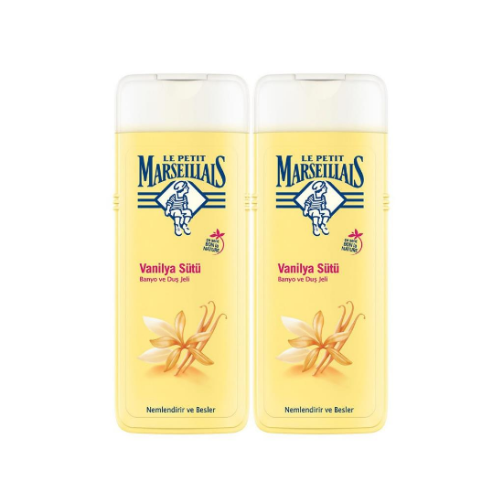 Le Petit Marseillais Organic Vanilla Milk Duş Jeli 400 Ml 2 Li Av