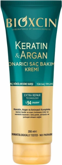 Bioxcin Keratin & Argan Onarıcı Saç Bakım Kremi 250 Ml