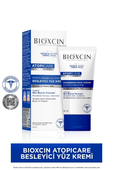 Bioxcin Atopicare Clinical Atopiye Eğilimli Ciltler İçin Besleyici Yüz Kremi - 50 ml