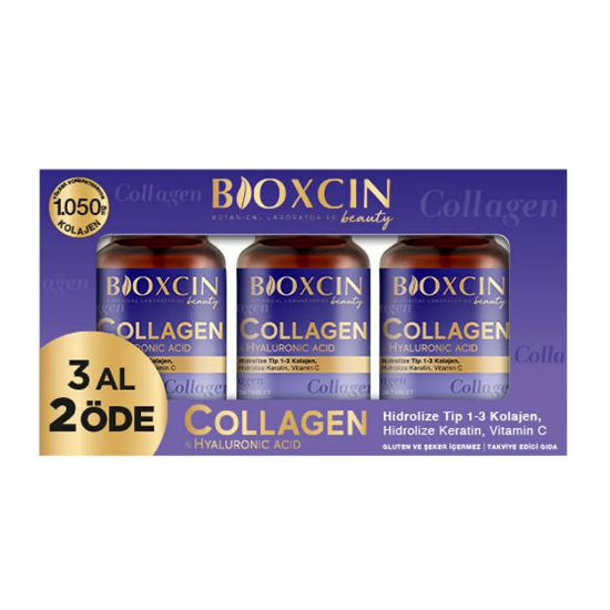 Bioxcin Collagen Hyaluronic Acid Hidrolize Tip 1-3 Kolajen 3 x 30