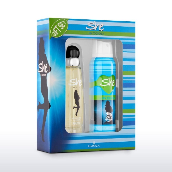 She Is Cool 50 Ml Edt Kadın Parfüm + 150 Ml Deodorant Set